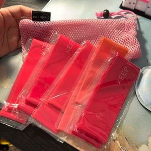 Keep It Cute Pink Resistance Bands Sets